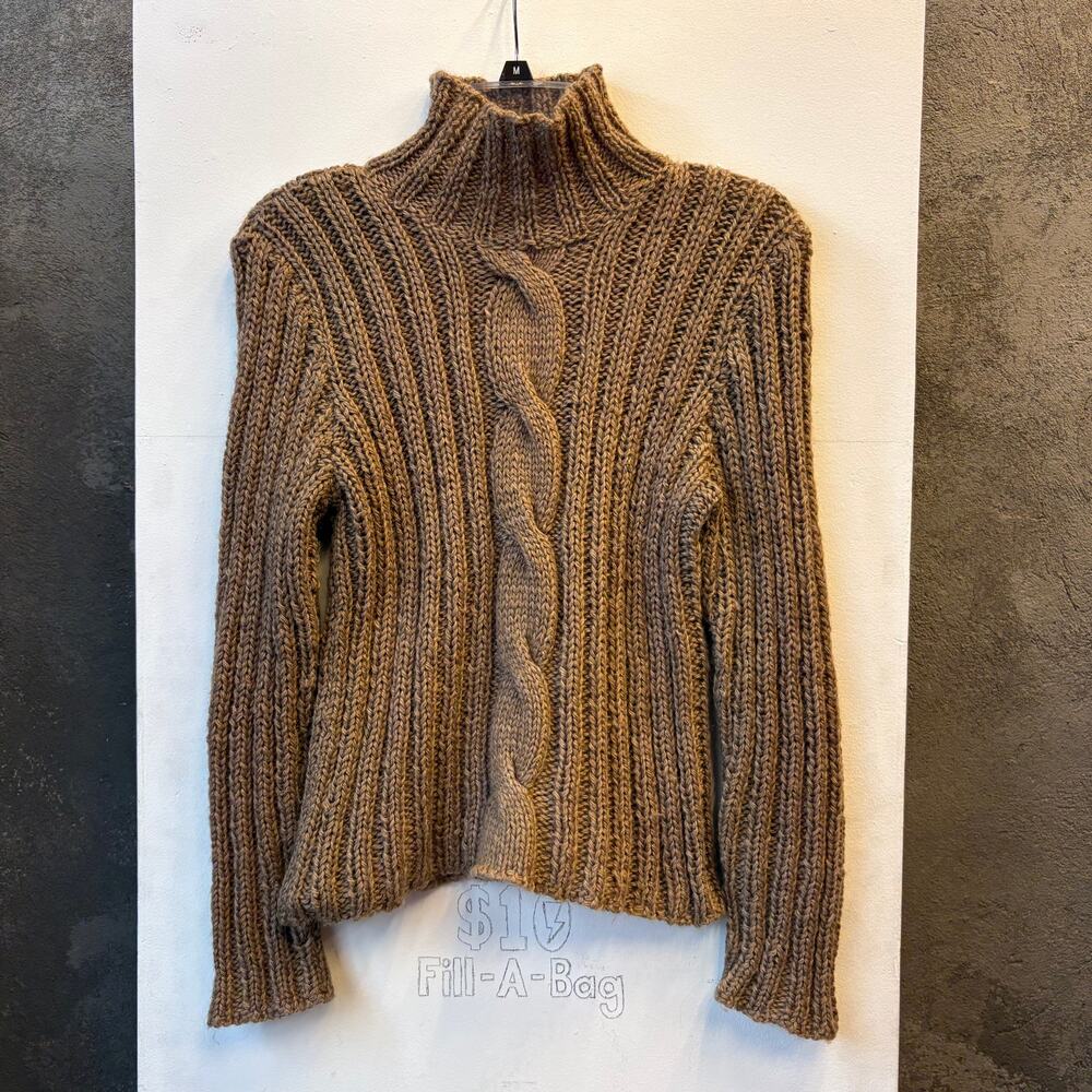 Vintage Brown Knitted Sweater